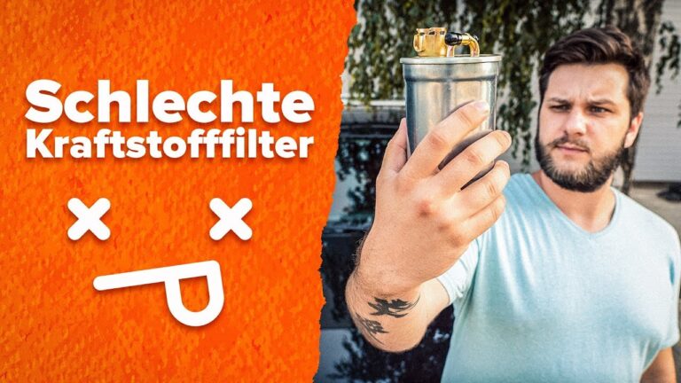 Anzeichen f&uuml;r einen defekten Kraftstofffilter im Fahrzeug