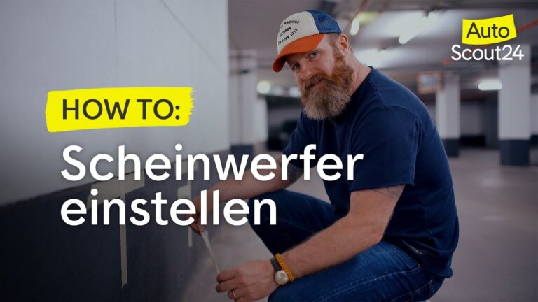 Scheinwerfer richtig einstellen: Der Ultimative Leitfaden