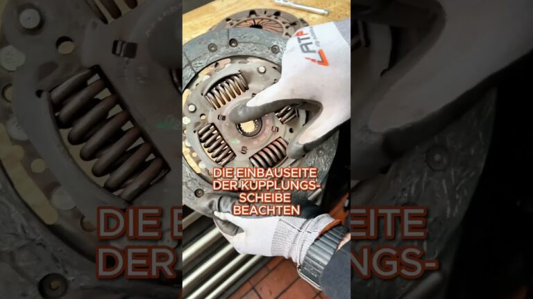 Effektive Anleitungen zur Installation von Kupplungsscheiben