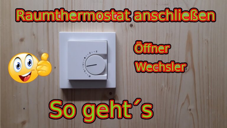 Anleitungen zur Installation von Thermostat-Ersatzteilen