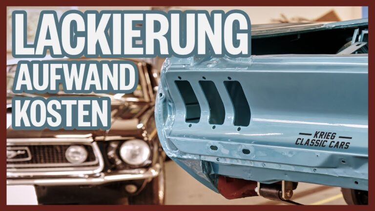 Restaurierung lackierter Teile von Oldtimern